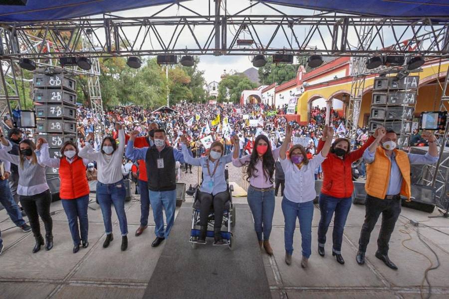 Cierra Claudia Anaya su campa&ntilde;a a gobernadora