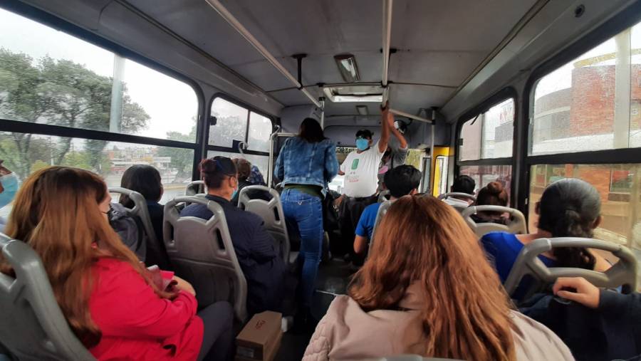 Transporte p&uacute;blico, sin medidas de higiene