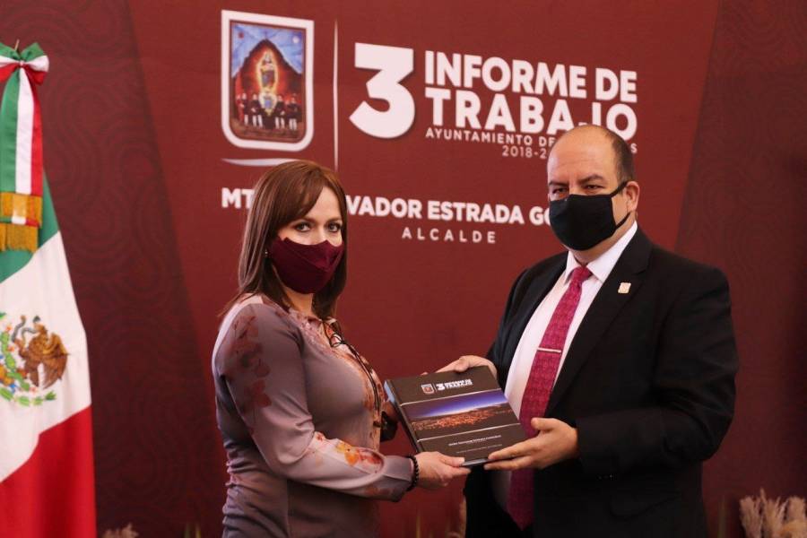 Rinde tercer informe de gobierno alcalde capitalino