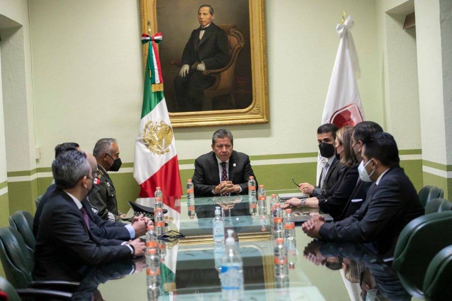 Encabeza gobernador David Monreal Ávila Mesa Estatal de Construcción de Paz