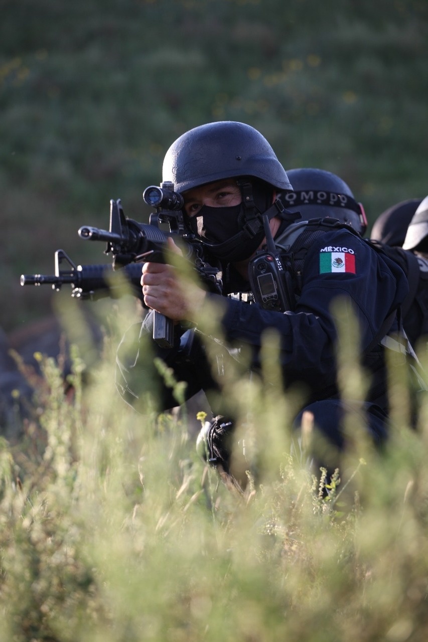 Detienen a nueve personas con arma de fuego