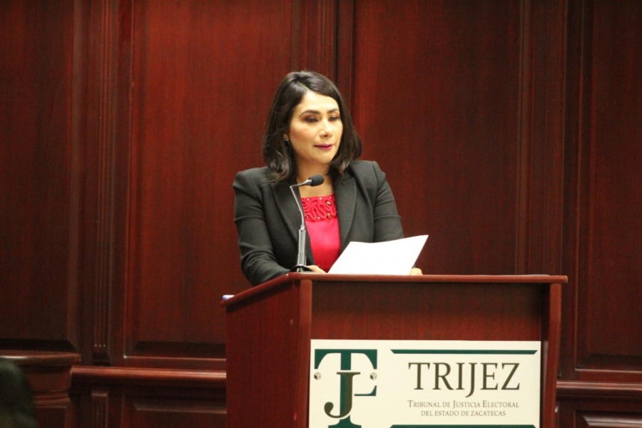 Rinde informe presidenta del Trijez