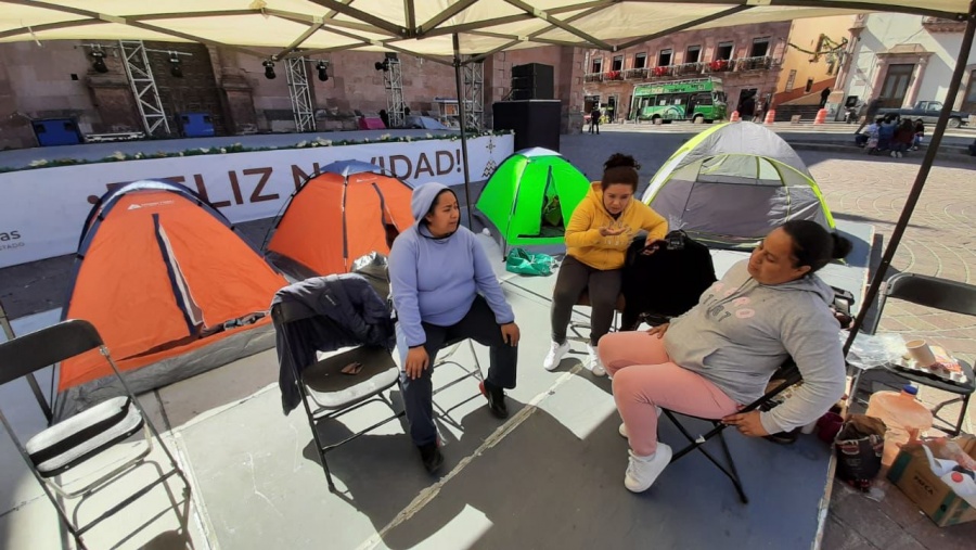 Inconformes de Trancoso se plantan en Plaza de Armas