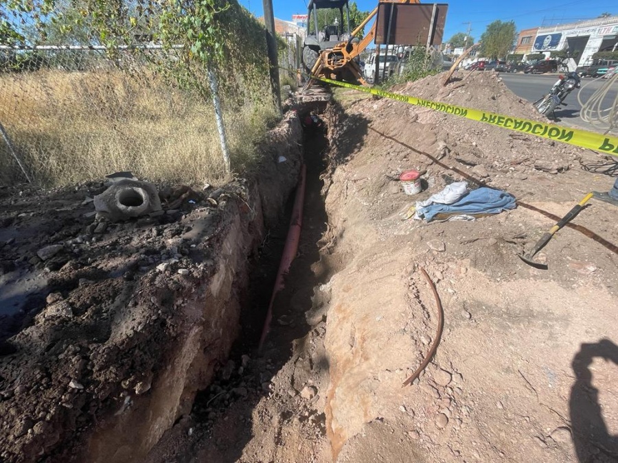 Denuncian brote de aguas negras