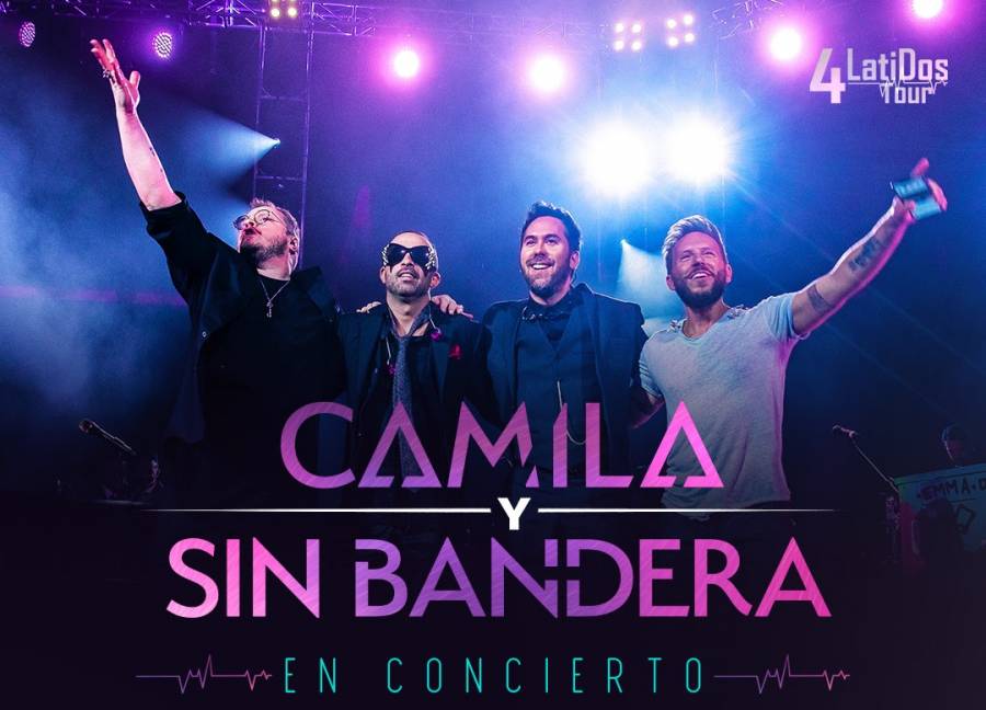 Camila y Sin Bandera anuncian tres mega conciertos en EUA