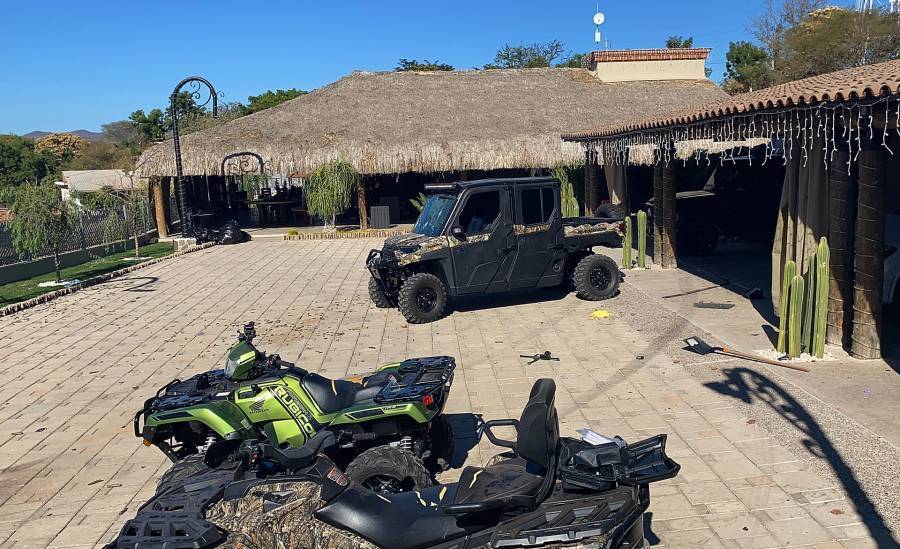 Así fue como quedó la casa donde capturaron al hijo de “El Chapo Guzmán”