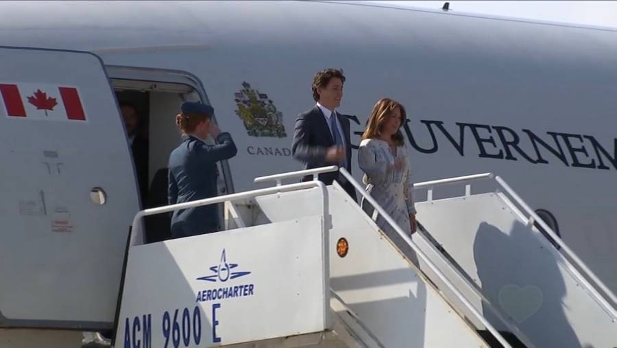 Llega Trudeau a M&eacute;xico, por el AIFA