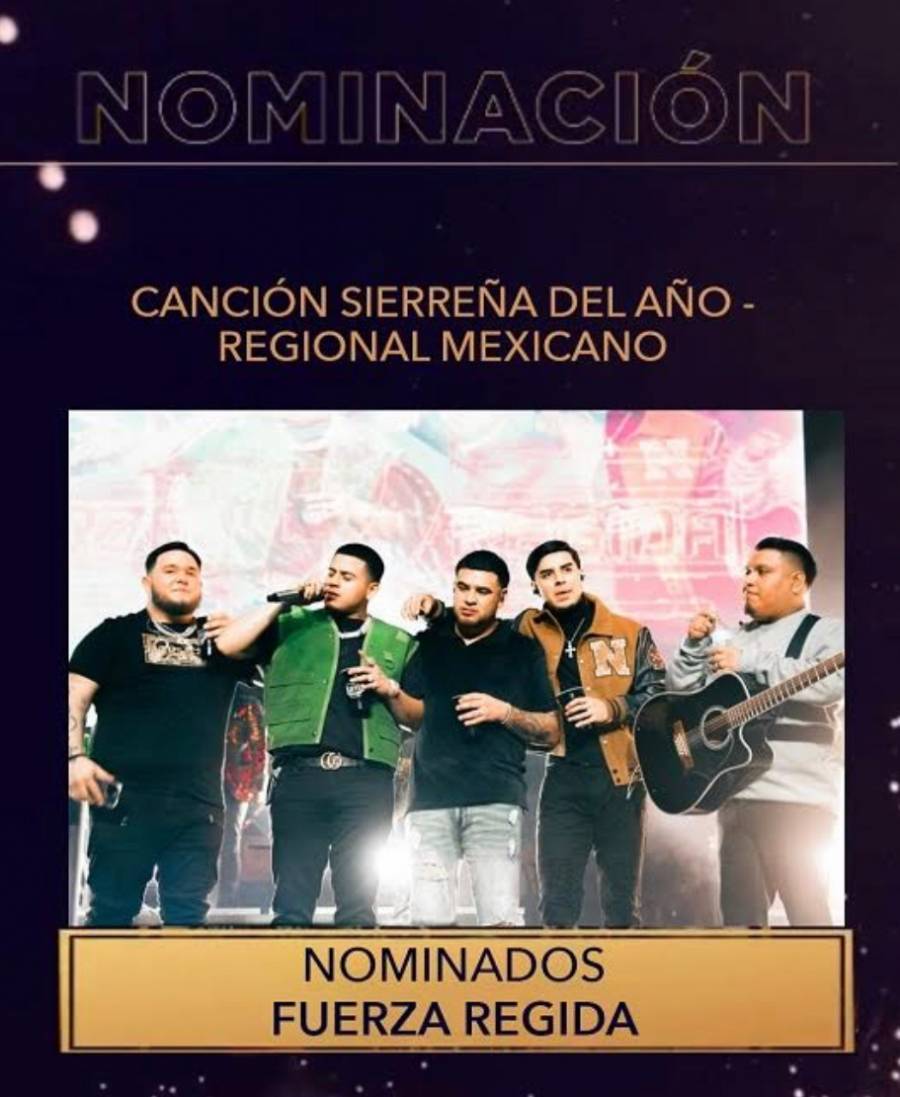 Fuerza Regida, recibi&oacute; primera nominaci&oacute;n al Premio Lo Nuestro