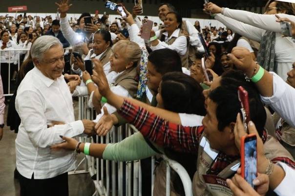 En Tabasco, AMLO encabeza reuni&oacute;n con servidores de la naci&oacute;n