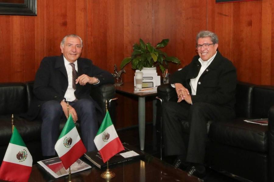 Sostienen reuni&oacute;n Monreal y Ad&aacute;n Augusto