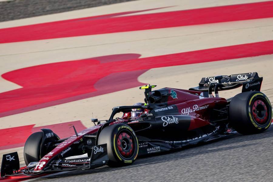F1: Zhou lidera d&iacute;a de ensayos en Bar&eacute;in por delante de Verstappen y Alonso