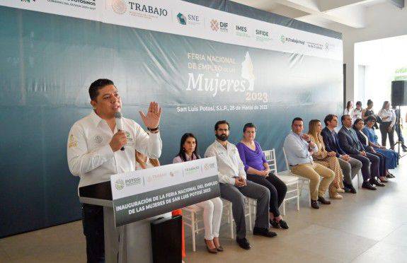 RGC inauguró la Feria Nacional de Empleo de las Mujeres en SLP