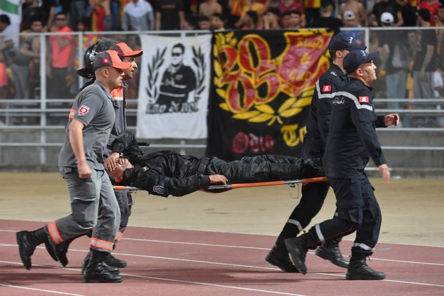 Incidentes violentos en un partido de la Champions africana en Túnez