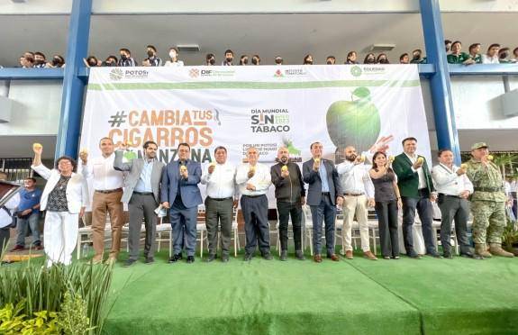 Gobierno de SLP se suma al Día Mundial sin Tabaco