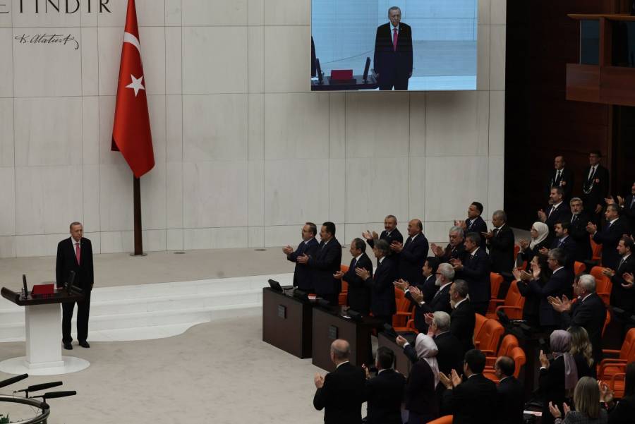 El presidente turco Erdogan inicia su tercer mandato