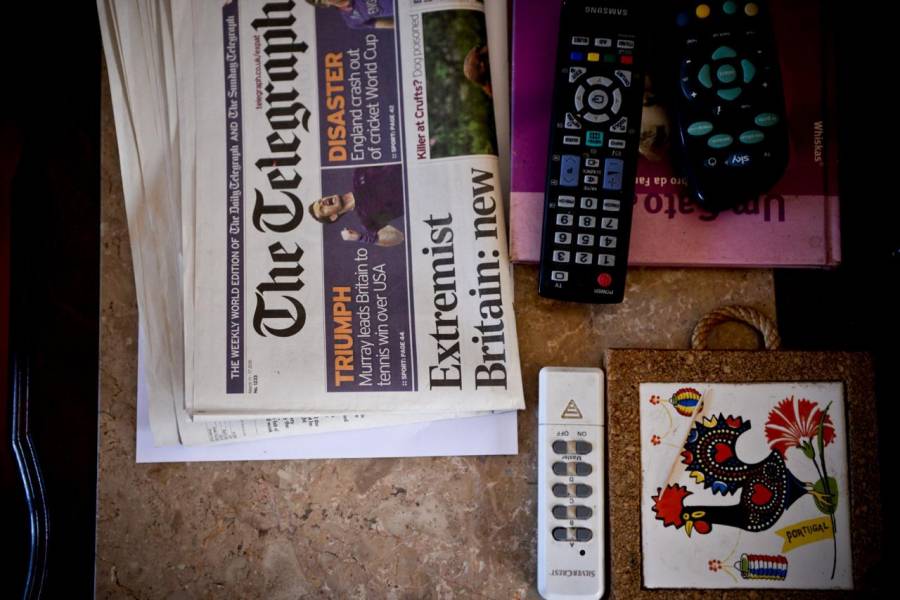 El diario The Telegraph a la venta en Reino Unido