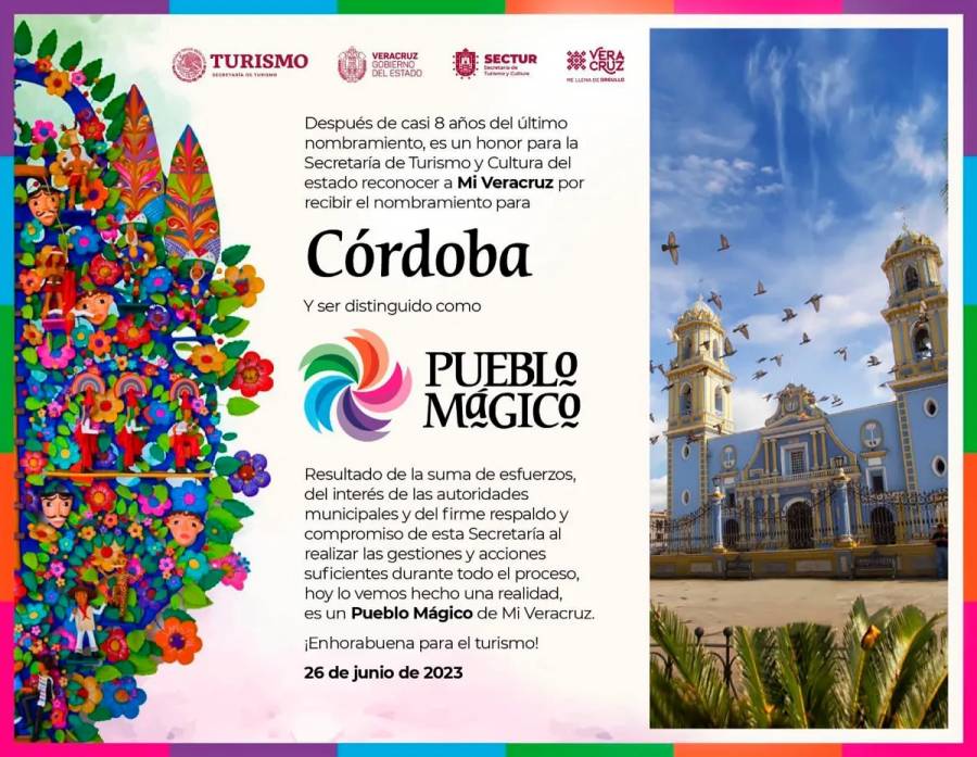 Veracruz suma a C&oacute;rdoba y Naolinco a su cat&aacute;logo de Pueblos M&aacute;gicos