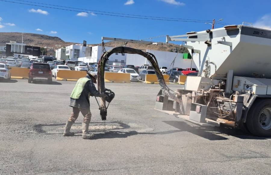 Gobierno estatal intensifica labores de mantenimiento en la Fenapo para garantizar espacios seguros