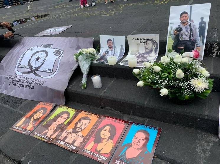 Recuerdan en Veracruz a Rubén Espinosa a 8 años del crimen en la Narvarte