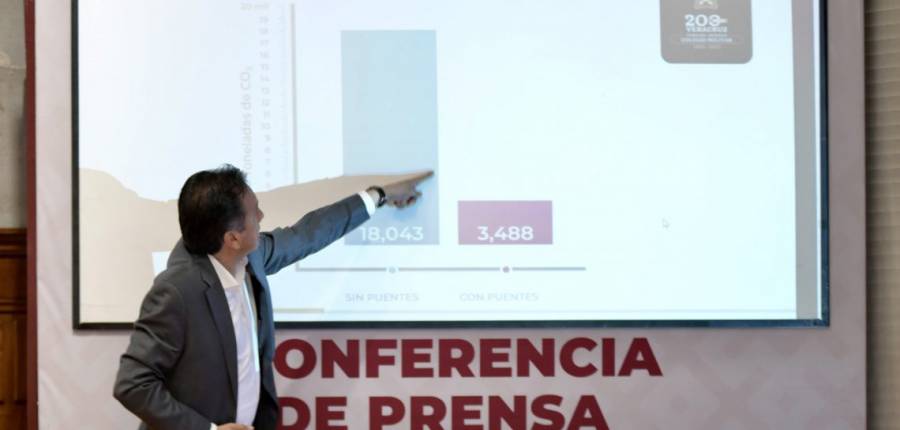 Emisiones de CO2 en Xalapa disminuir&aacute;n 14.5 mil toneladas anuales con puente en Urban Center