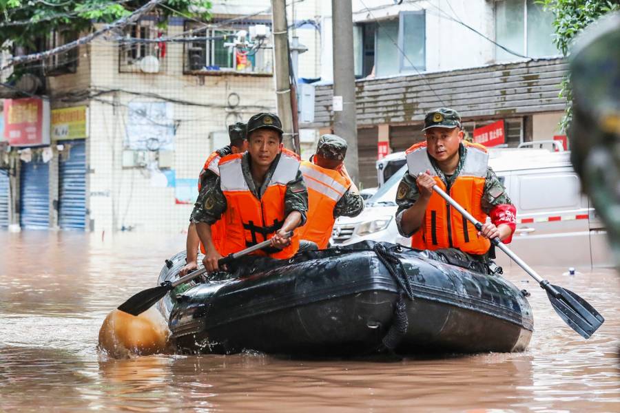 Al menos 30 muertos en inundaciones hist&oacute;ricas en China