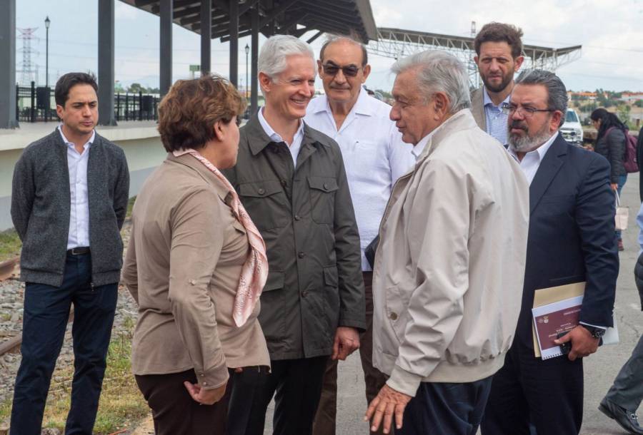 Primer tramo del Tren Toluca-CDMX ser&aacute; inaugurado por AMLO, Delfina y Del Mazo el 15 de septiembre