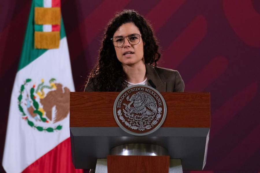 Luisa María Alcalde encabeza conferencia matutina