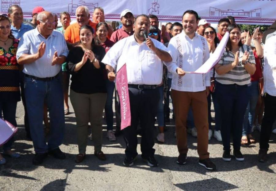 Obra pública estatal alcanza cifra histórica en Coatzintla, Veracruz