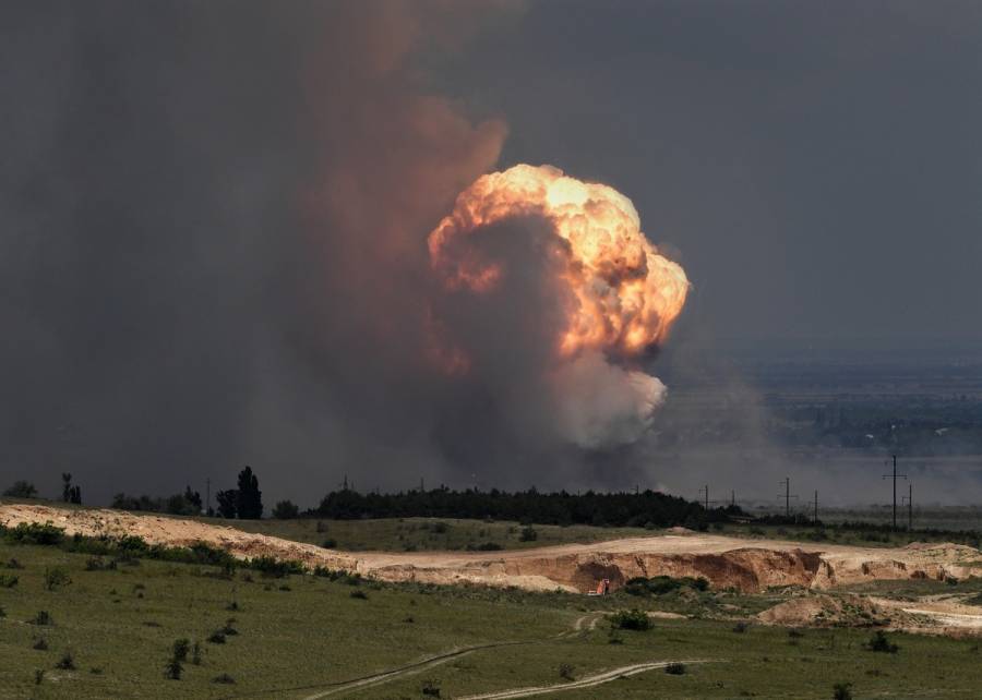 Ucrania bombardeó cuartel general de la flota rusa en Crimea