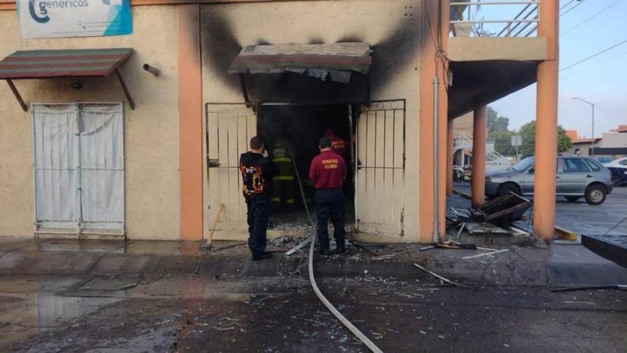 Protección Civil de Tecámac sofoca incendio mañanero en taquería