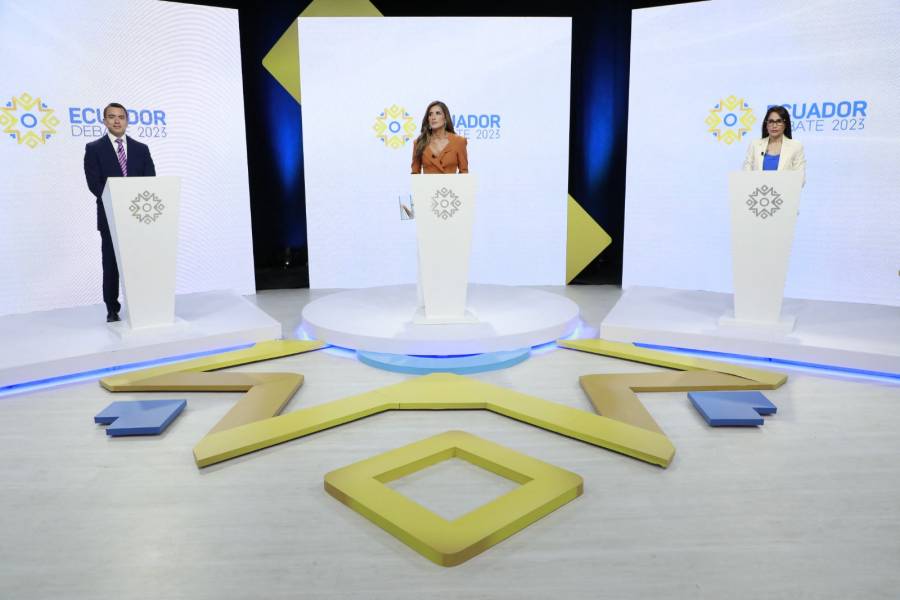 Seguridad, el principal eje en debate presidencial de Ecuador