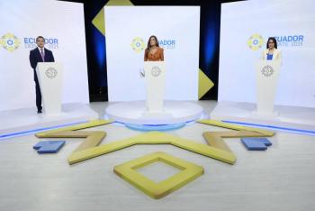 Seguridad, el principal eje en debate presidencial de Ecuador
