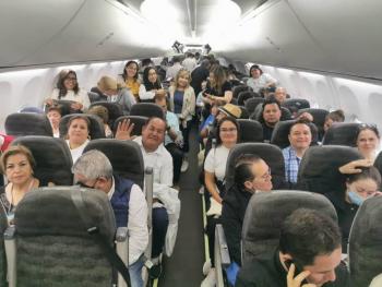 Segundo vuelo con mexicanos repatriados de Israel hicieron escala técnica en Irlanda